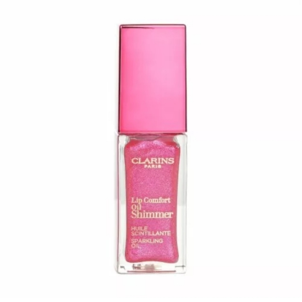 Clarins Lip Comfort Oil PRETTY IN PINK (full size)